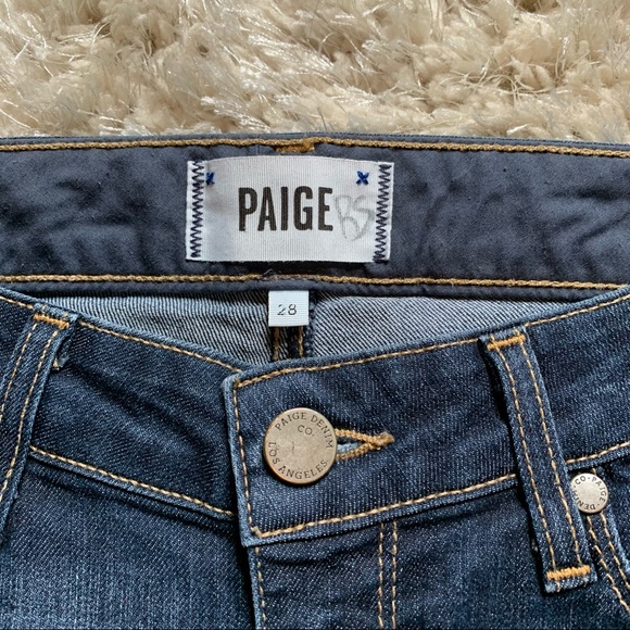 Paige Skyline Straight Stretch Jeans - Picture 4 of 5